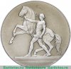Настольная медаль «Скульптурная группа на Аничковом мосту. Укротители коней. Ленинград» 1958 года, СССР