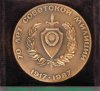 Настольная медаль «70 лет Советской милиции. Управление внутренних дел Тернопольского облисполкома» 1987 года, СССР