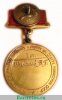Большая золотая медаль чемпиона СССР Хоккей, спортивные знаки и жетоны 1954-1958 годов, СССР